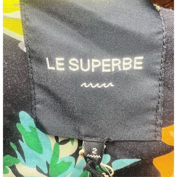 Le Superbe Mai Tai Might I Dress in Black Tropi Cali NWT Size 2 - Picture 6 of 8